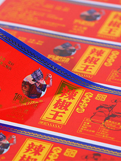 PVC不干膠燙金